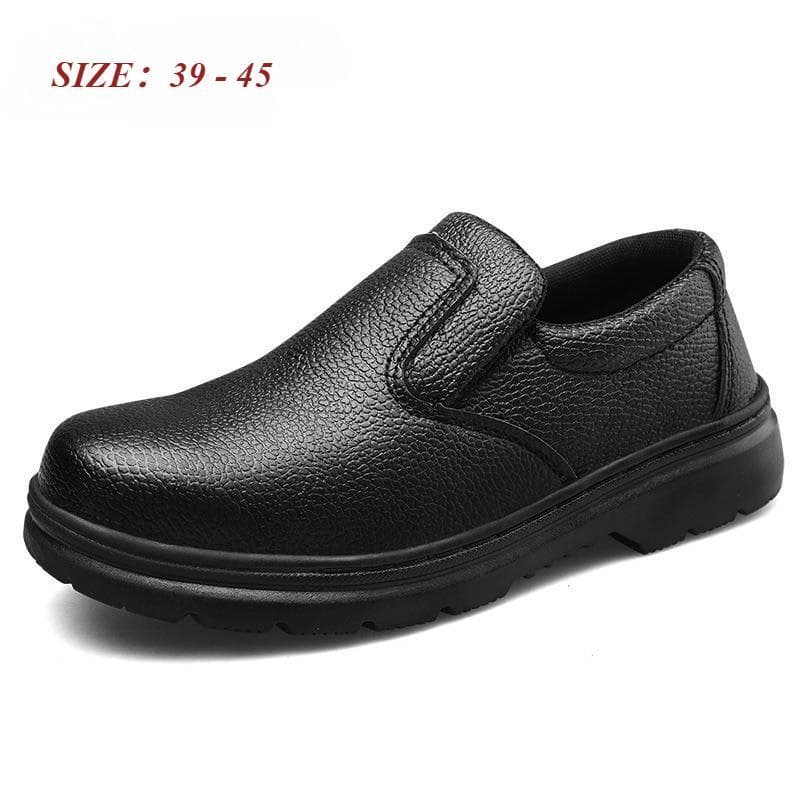 เซฟตี้หัวเหล็ก Work shoes ร้องเท้าเซฟตี๋หัวเหล็ก กันลื่น หนังแท้ รองเท้าเชฟ