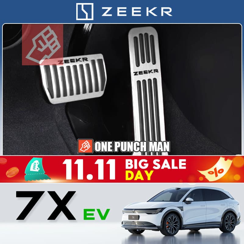 2025 geely zeekr 7x SUV ev อุปกรณ์ตกแต่งแป้นเบรค