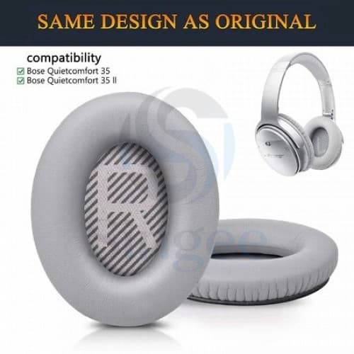 แผ่นรองหูฟังโปรตีนสําหรับ Bose QC35 QC25 QC15 AE2 เปลี่ยนได้