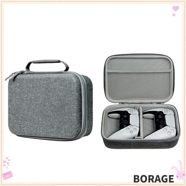 BORAG กระเป๋าเก็บคอนโทรลเลอร์เกม,กระเป๋ากันน้ํา EVA กันกระแทก, Universal Hard Dual Controller…