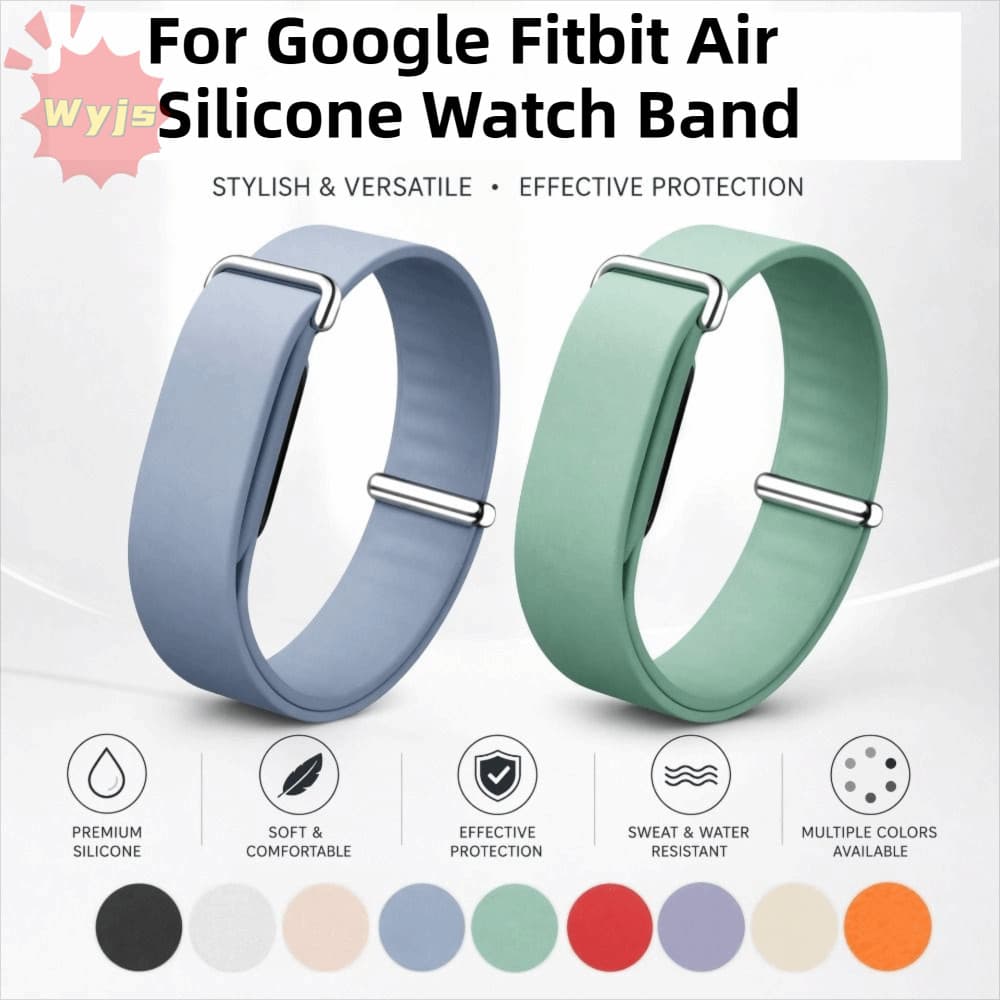 WYJS Sport Band, Loop Design Soft Fitness Tracker Strap, สายรัดข้อมือซิลิโคนแบบปรับได้คุณภาพสูงสําหรับ Google…