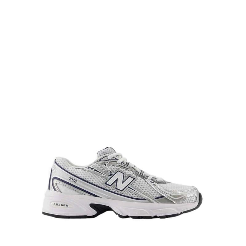 New Balance 740 รองเท้าผ้าใบเด็กผู้ชาย - สีขาว/กรมท่า