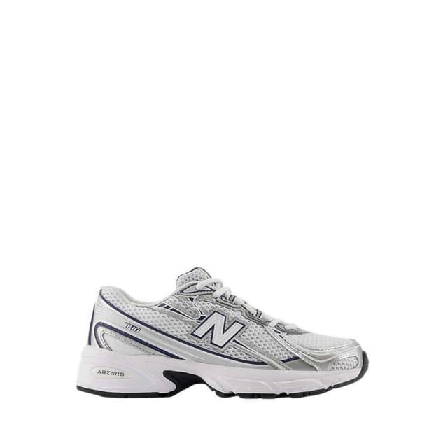 New Balance 740 รองเท้าผ้าใบเด็กผู้ชาย - สีขาว/กรมท่า