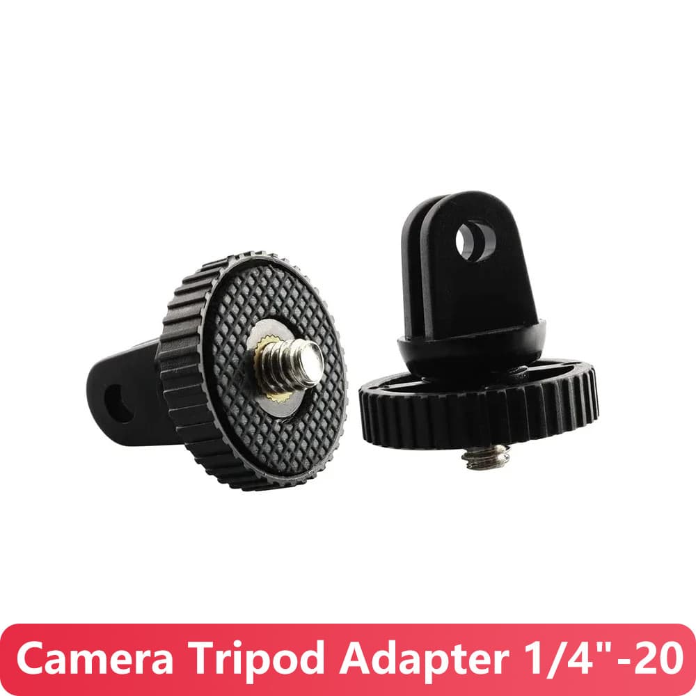 1/4 "สกรูขาตั้งกล้องอะแดปเตอร์ Mount ABS Conversion Connector สําหรับ GoPro Hero 13 12 11 10 9 8 DJI OSMO…
