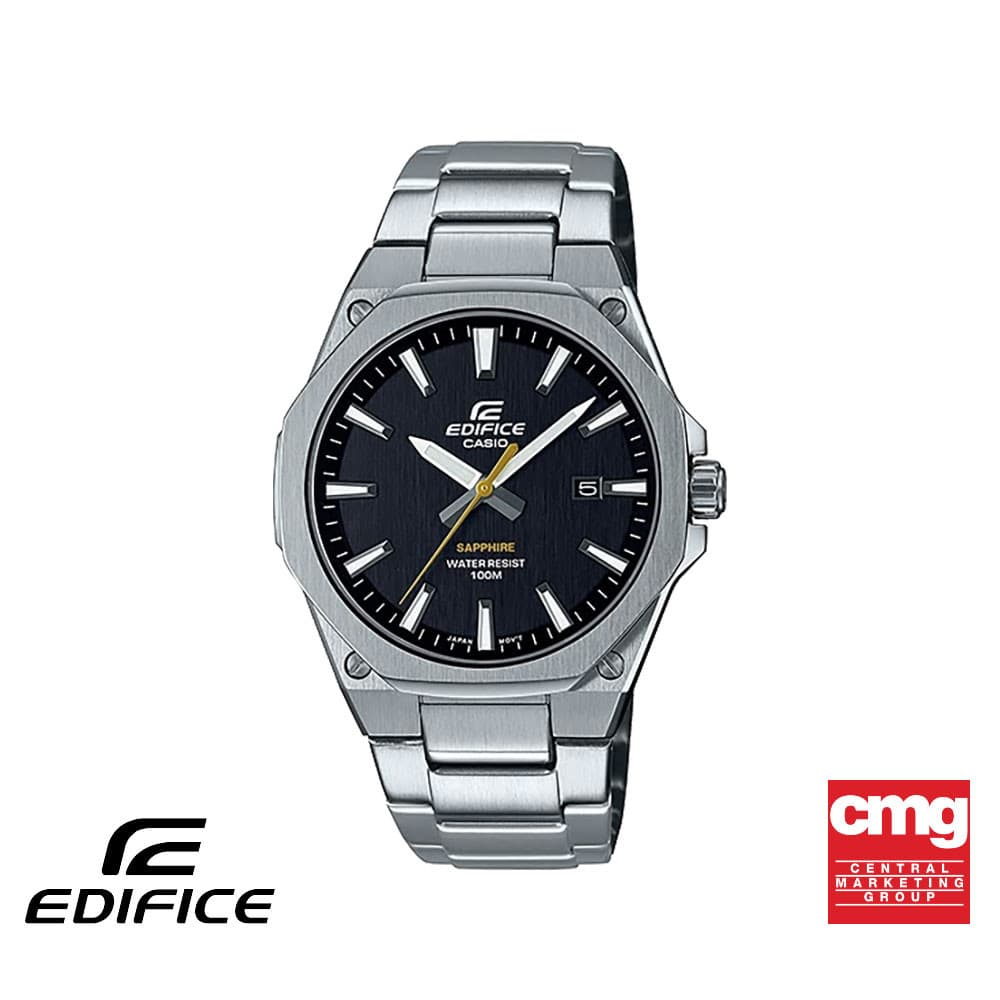 CASIO นาฬิกาข้อมือผู้ชาย EDIFICE รุ่น EFR-S108D-1AVUDF วัสดุสเตนเลสสตีล สีดํา รูปที่ 1