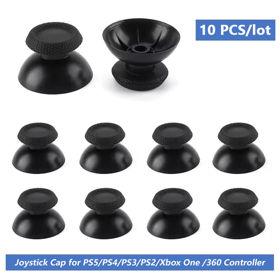10 ชิ้นเปลี่ยน Analog สําหรับ PS5 PS4 PS3 PS2 Controller Thumb Sticks สําหรับ XBOX ONE /360 จอยสติ๊ก Caps…