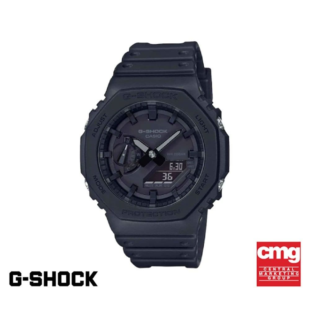 CASIO นาฬิกาข้อมือผู้ชาย G-SHOCK YOUTH รุ่น GA-2100-1A1DR วัสดุเรซิ่น สีดํา