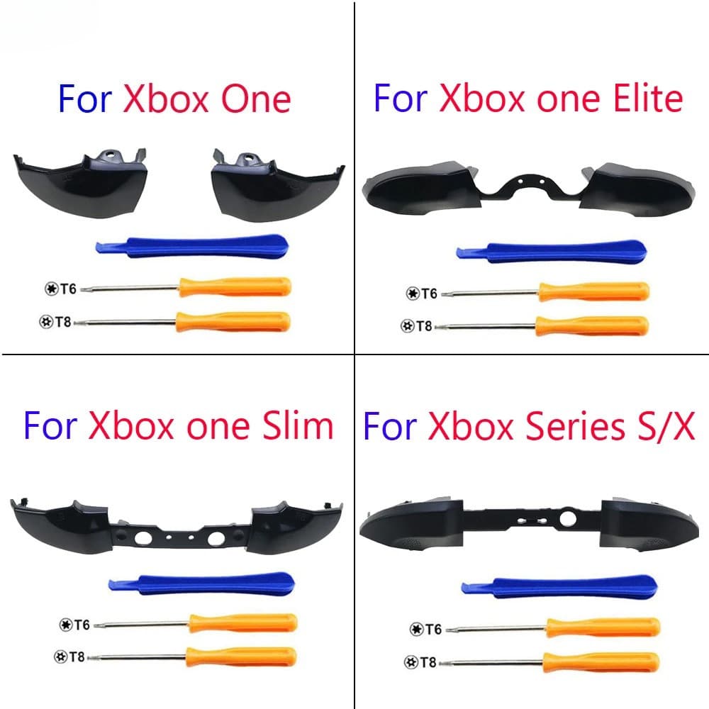 1 ชุดเปลี่ยนสําหรับ Xbox One / Series XS / Elite / Slim Controller RB LB กันชนปุ่มทริกเกอร์อุปกรณ์เสริมเกม