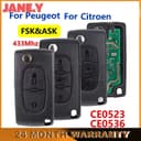 HZY สําหรับ Peugeot 207 307 308 407 607 807 สําหรับ Citroen C2 C3 C4 C5 C6 Xsara Berlingo รถ Flip…
