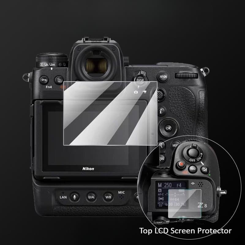1 ชุดกระจกนิรภัย HD สําหรับ Nikon Z9 Z8 Z7 Z6 III II หลักด้านบนหน้าจอ LCD สําหรับ Nikon Z 8 Z7II Z6III Z6II…
