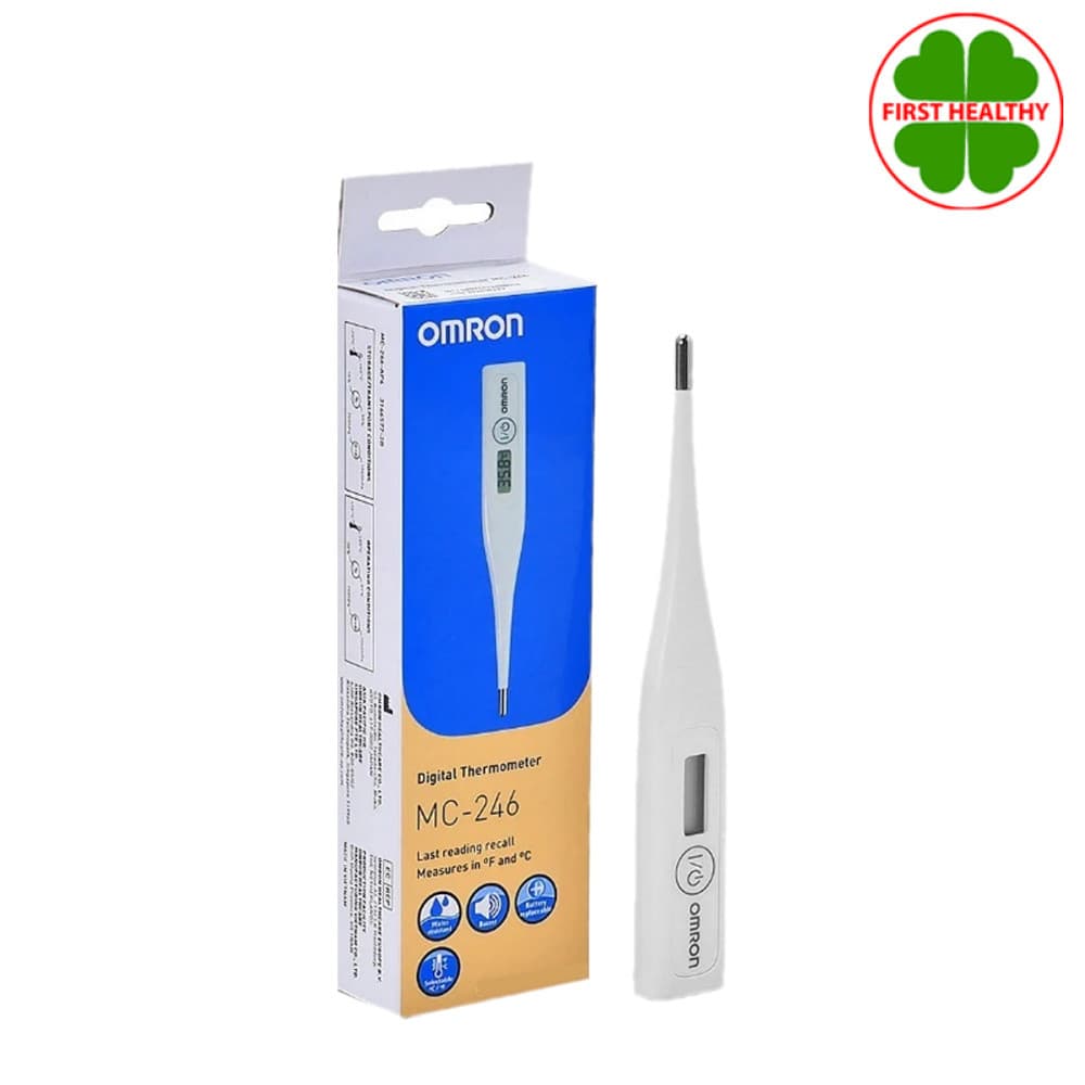 Omron Digital Thermometer MC-246 ออมรอน เทอร์โมมิเตอร์ รุ่น MC-246 เครื่องวัดอุณหภูมิ ปรอทวัดไข้