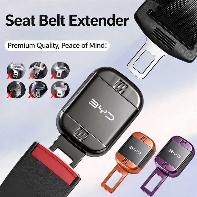 BYD รถเข็มขัดนิรภัยอุปกรณ์ขยายปลั๊กมัลติฟังก์ชั่นขั้วต่อเข็มขัดนิรภัยหัวเข็มขัด,สําหรับ BYD Dolphin Atto 3…