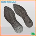 สีดํา 1 คู่รองเท้าผ้าใบลื่น Outsole Cuttable ยาง Sole Stiers เปลี่ยนซ่อม Outsole…