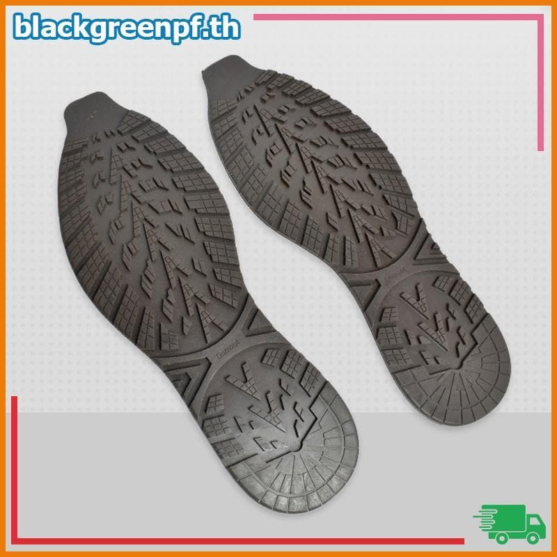 สีดํา 1 คู่รองเท้าผ้าใบลื่น Outsole Cuttable ยาง Sole Stiers เปลี่ยนซ่อม Outsole…