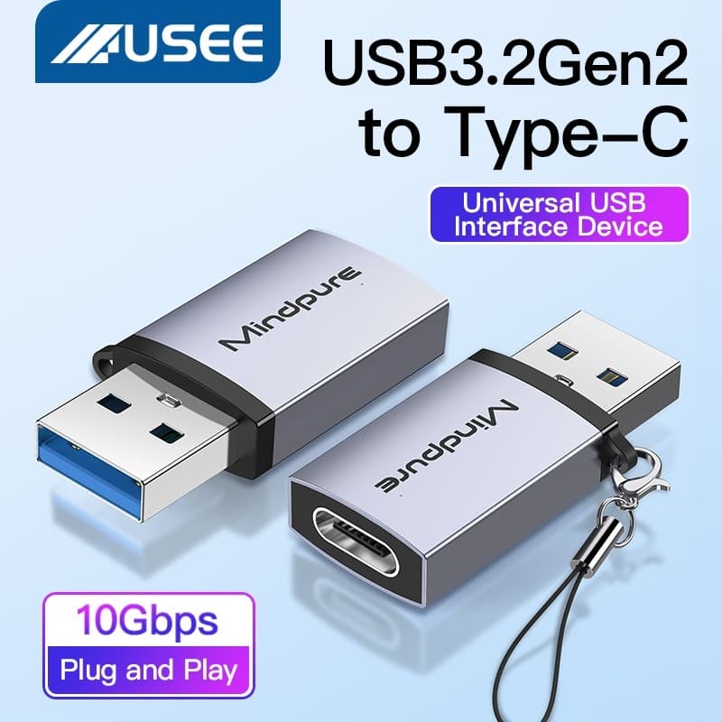 USEE อะแดปเตอร์ USB 3.2 to Type-C / Type-C to USB 3.2 อะแดปเตอร์ USB-C OTG Gen2 10Gbps