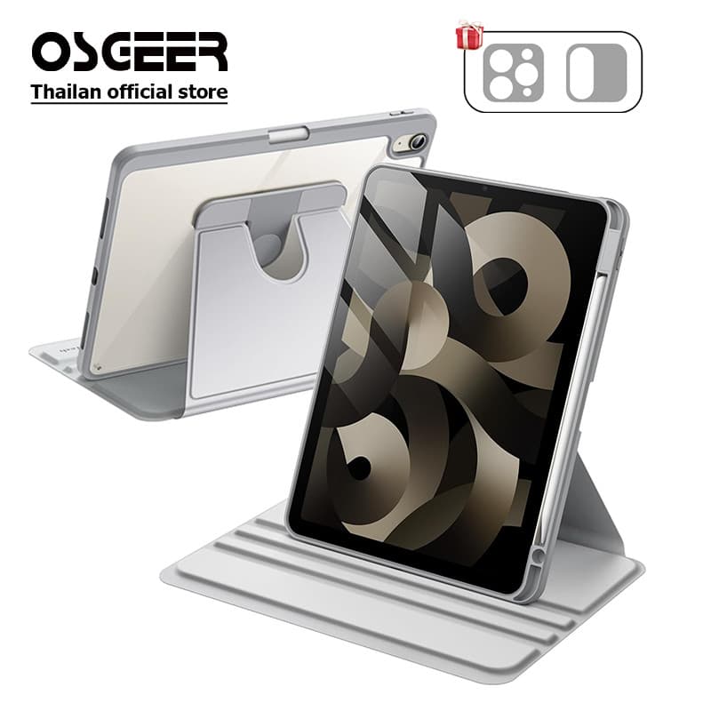 โอสเกร์ 360° กรณีหมุนสําหรับ iPad Air 11- นิ้ว M4/M3/M2 Air 8/7/6/5/4/3 Gen 12 11 10 9 8 Pro 11/13 นิ้ว…
