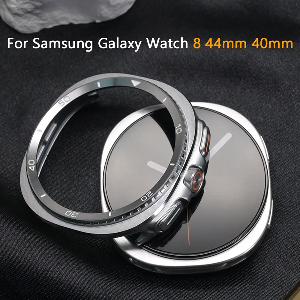 SAMSUNG อลูมิเนียมกรณีโลหะผสมสําหรับ ซัมซุง กาแลคซี นาฬิกา9 8 44มิลลิเมตร40มิลลิเมตรฮาร์ดกรอบป้องกันปกสําหรับ…