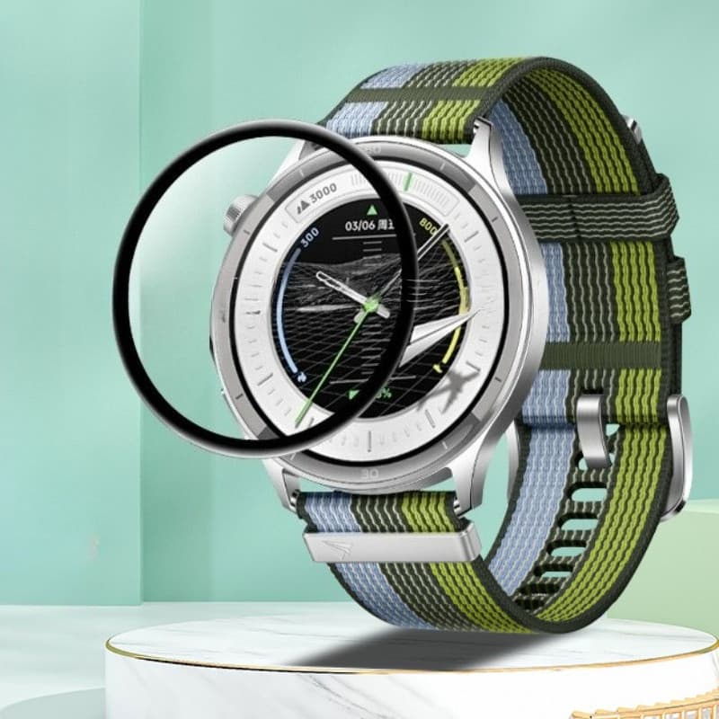 สําหรับOPPO Watch Sป้องกันหน้าจอสําหรับOppo WatchS 3Dโค้งPMMAฟิล์มป้องกันนุ่ม