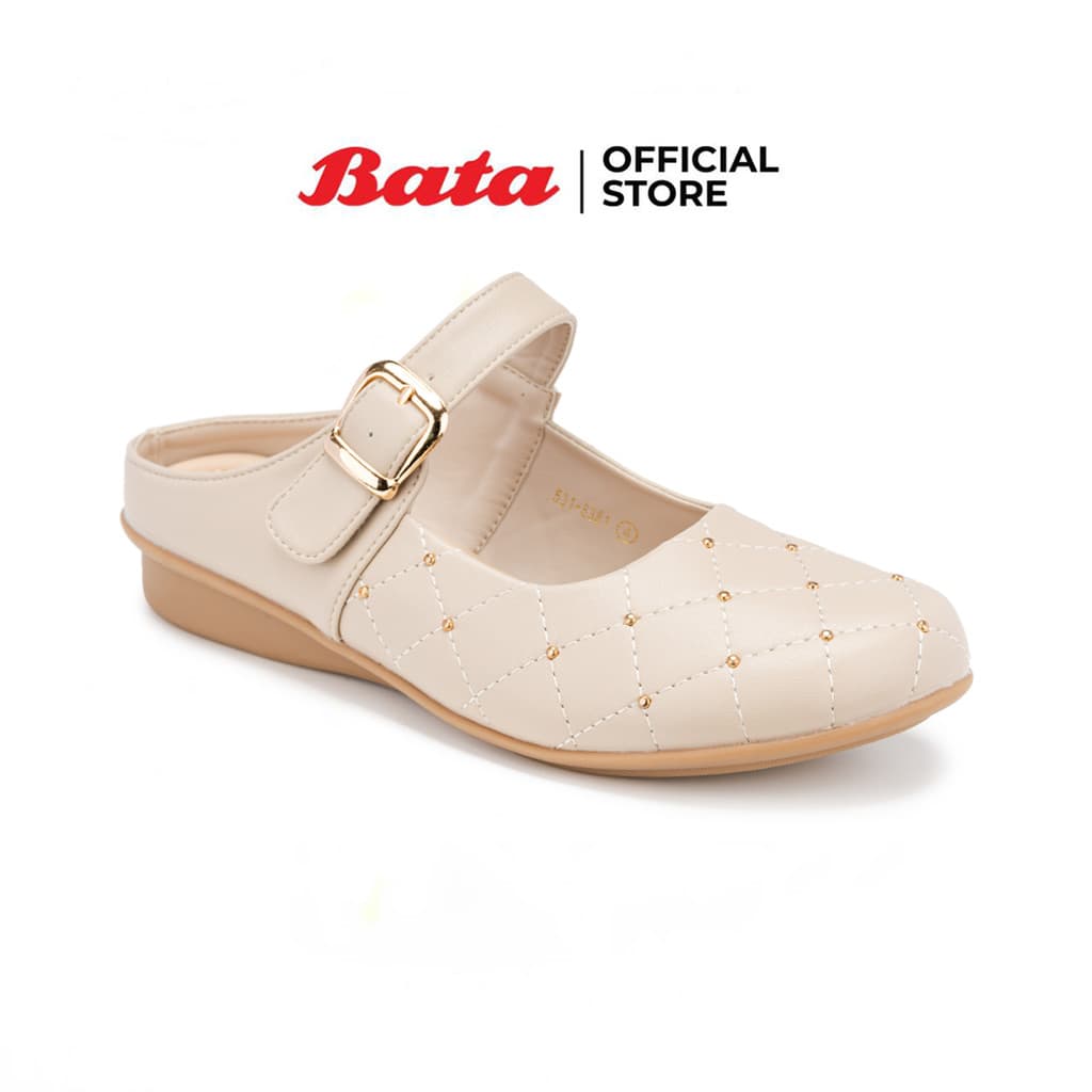 Bata บาจา รองเท้าแบบสวม เปิดส้น สําหรับผู้หญิง รุ่น BELANI สีเบจ 5318381 สีดํา 5316381