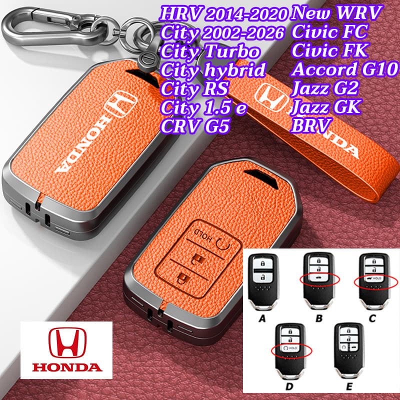 HONDA CRV G5 WRV Civic FC FK City RS City Turbo HRV 2016 สังกะสีอัลลอยด์ฝาครอบกุญแจ Accord G10 Jazz G2 Jazz…