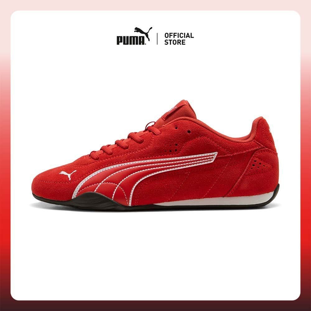 PUMA CATCH SD รองเท้าผ้าใบหนังกลับ ยูนิเซ็กซ์ สีแดง - 40268111 รูปที่ 1