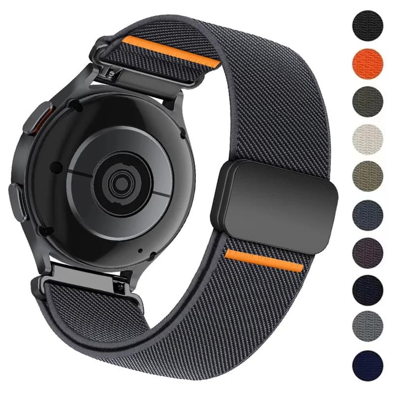 20 มม.22 มม.ห่วงแม่เหล็กสําหรับ Garmin Venu 3/Active band สําหรับ Vivoactive 4 5 6 3 สร้อยข้อมือ Forerunner…