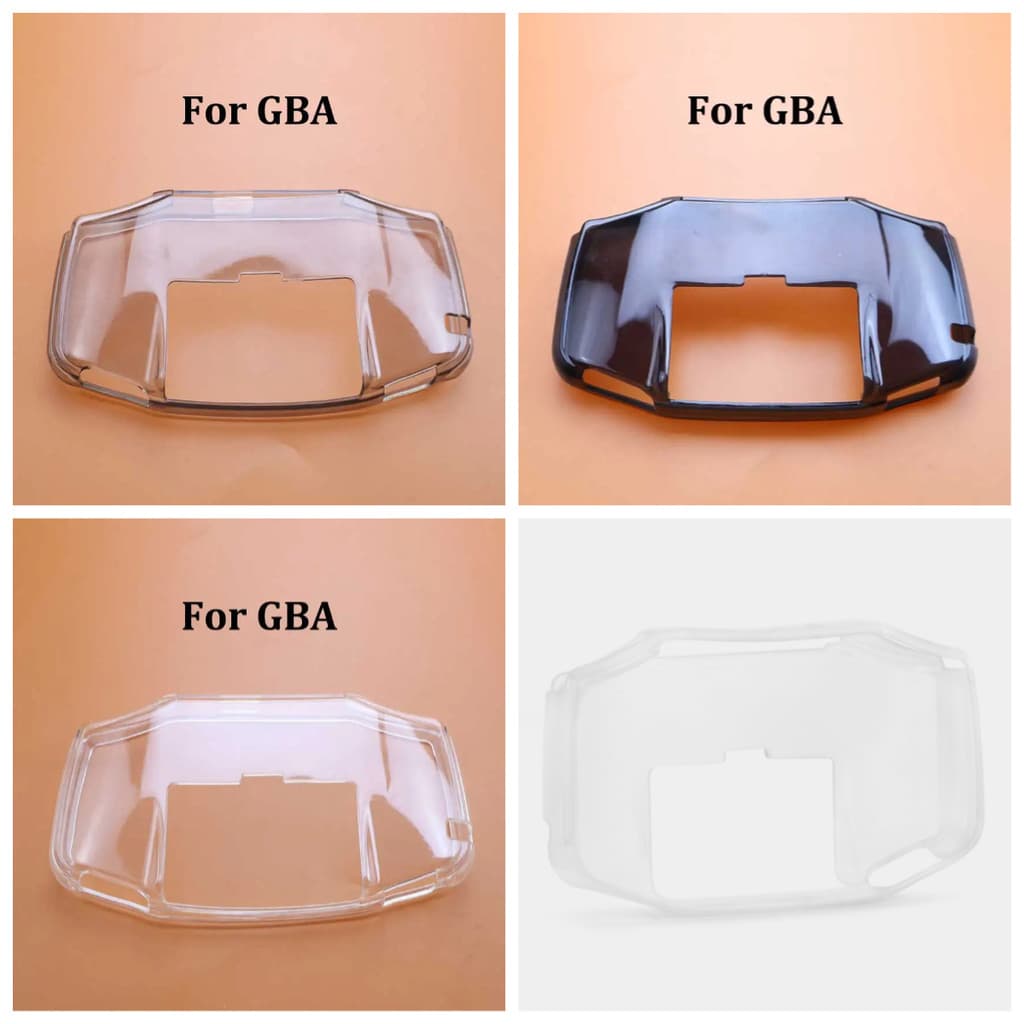 ่งใส TPU ป้องกัน Hard Shell Skin Case เปลี่ยนสําหรับ Nintend Game Boy Advance GBA คอนโซล
