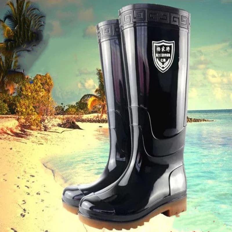 รองเท้าบู้ท pvc Rain Boots pvc ใส่ทําสวน ทํานา ลุยน้ําได้สบาย กันน้ํา กันลื่น ทนทานและแข็งแรง