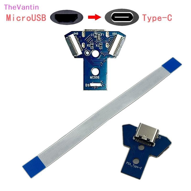 TheVantin 1 ชุด Universal สําหรับ PS4 Controller 040 050 055 DIY อุปกรณ์เสริมสําหรับ DualSho 4 USB Type C…