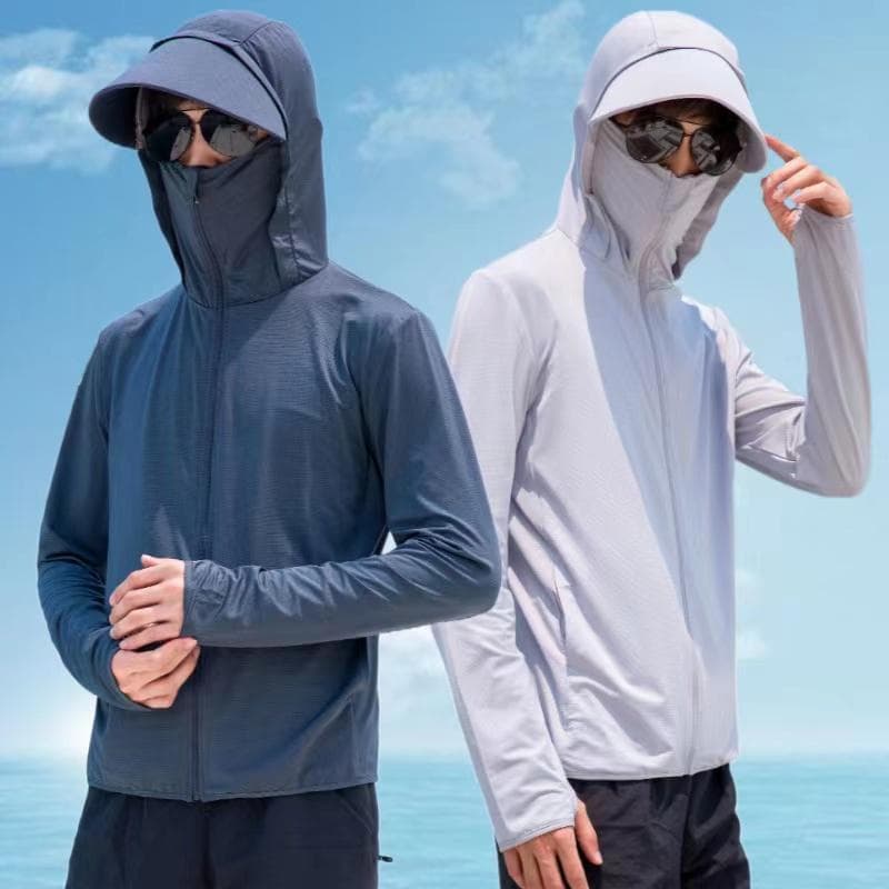 เสื้อแจ็กเก็ตกันแดด เสื้อแจ็กเก็ตแขนยาว sizeใหญ่กว่าปกติ มีให้เลือก 3 สี ระบายอากาศได้ดีและไม่อับชื้น
