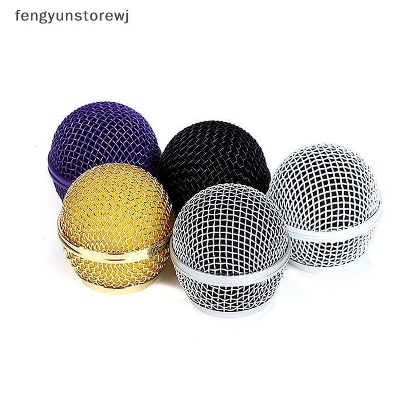Fengyunstorewj 1 ชิ้น Shure SM58 ไร้สาย Mic Grille เปลี่ยนหัว Part-Professional Party Mic TH