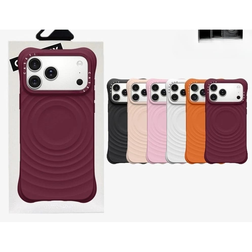 สําหรับ iPhone 17 16 15 14 13 Pro Max 16Plus Silicon Liquid Cases ใน Flannel เคสโทรศัพท์ปลอก