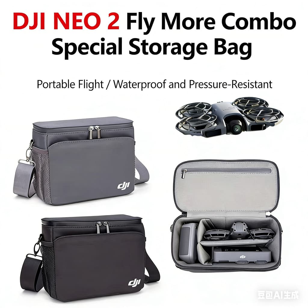 DJI AVATA360 เหมาะสําหรับ DJI DJI Neo2 กระเป๋าเก็บ Drone กระเป๋าเป้สะพายหลังแบบพกพาไหล่ Crossbody…