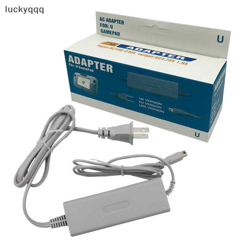 Luckyqqq 100-240V AC Charger Adapter สําหรับ Nintendo Wii U Gamepad Controller Joysti Home Wall…