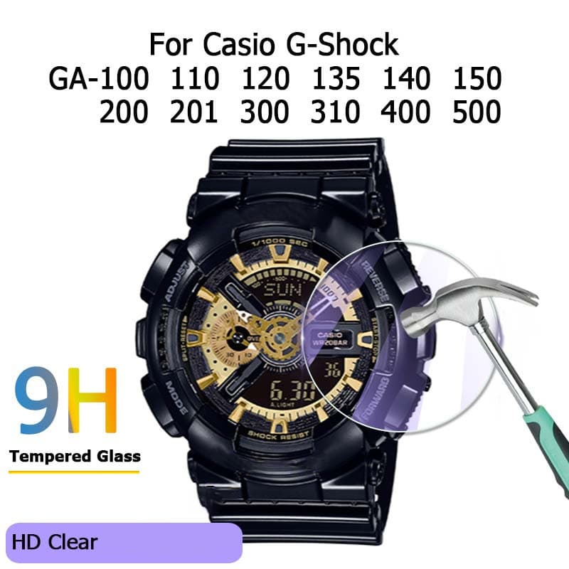 ฟิล์มกระจกนิรภัยกันรอยหน้าจอ สําหรับ Casio G-Shock GA-100 GA-110 GA-120 GA-140 GA-150 GA-200 GA-300 GA-400…