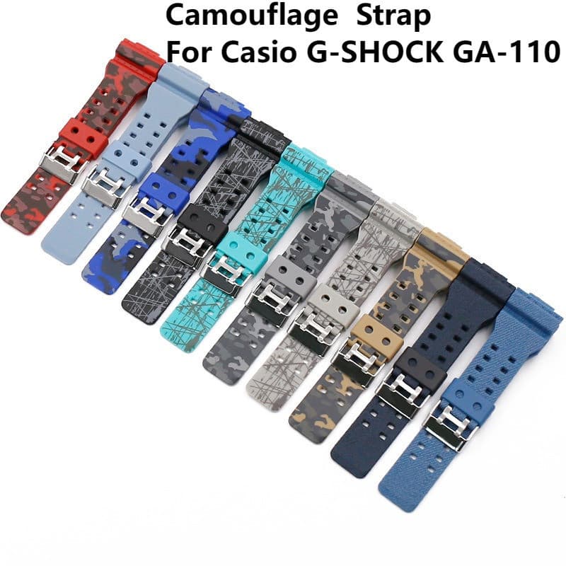 สายนาฬิกาข้อมือ ลายพราง สําหรับ Casio G-SHOCK GA-110 GA100 GA120 GA-140 GA150 GA300 GD-120 100 110 GLS-100…