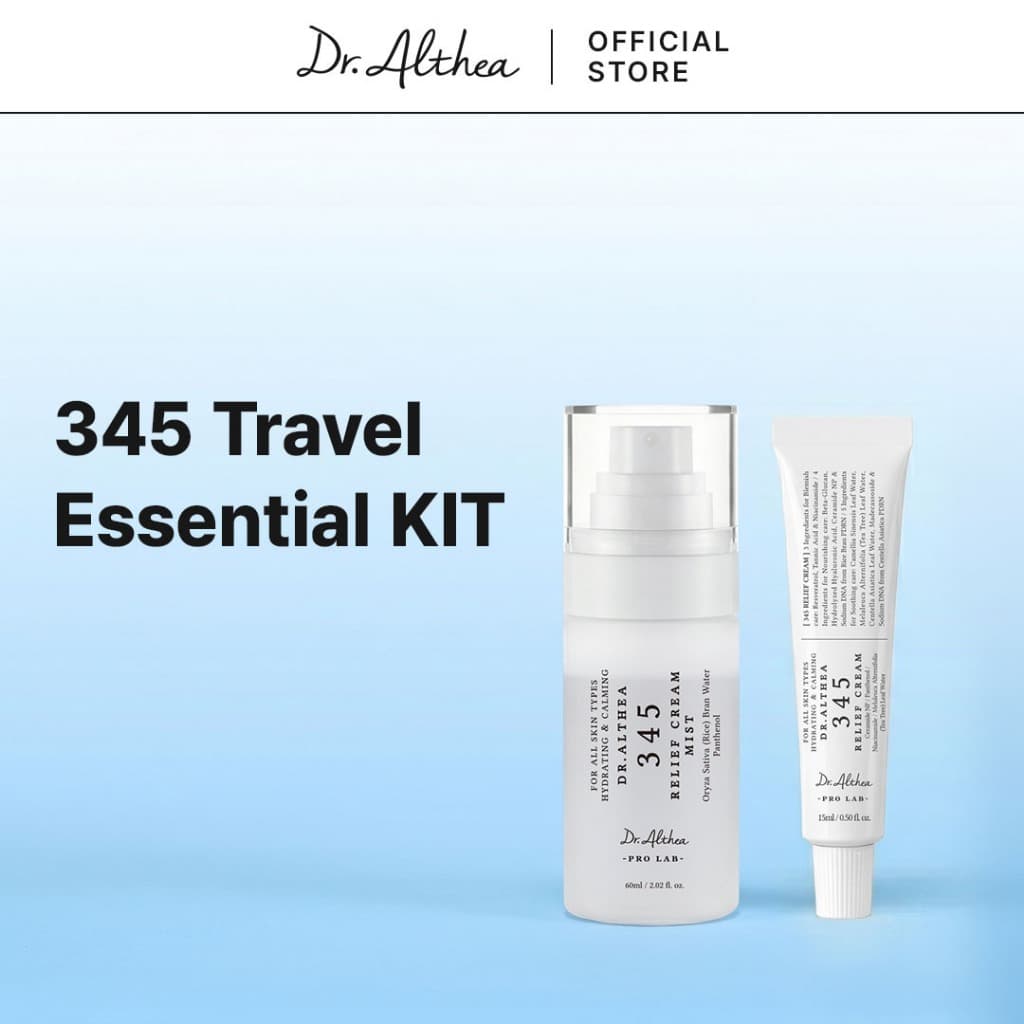 Dr.Althea ดร.อัลเทีย 345 Travel Essential Kit เซตขนาดพกพา ปลอบประโลมผิว เติมความชุ่มชื้น สําหรับผิวแพ้ง่าย…