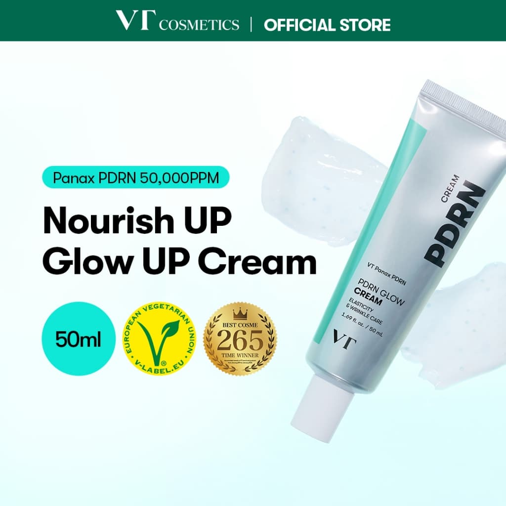 PDRN Glow Cream 50ml ครีมมังสวิรัติ PDRN / กระชับ & เผยผิวกระจ่างใส [ร้านค้าอย่างเป็นทางการ]