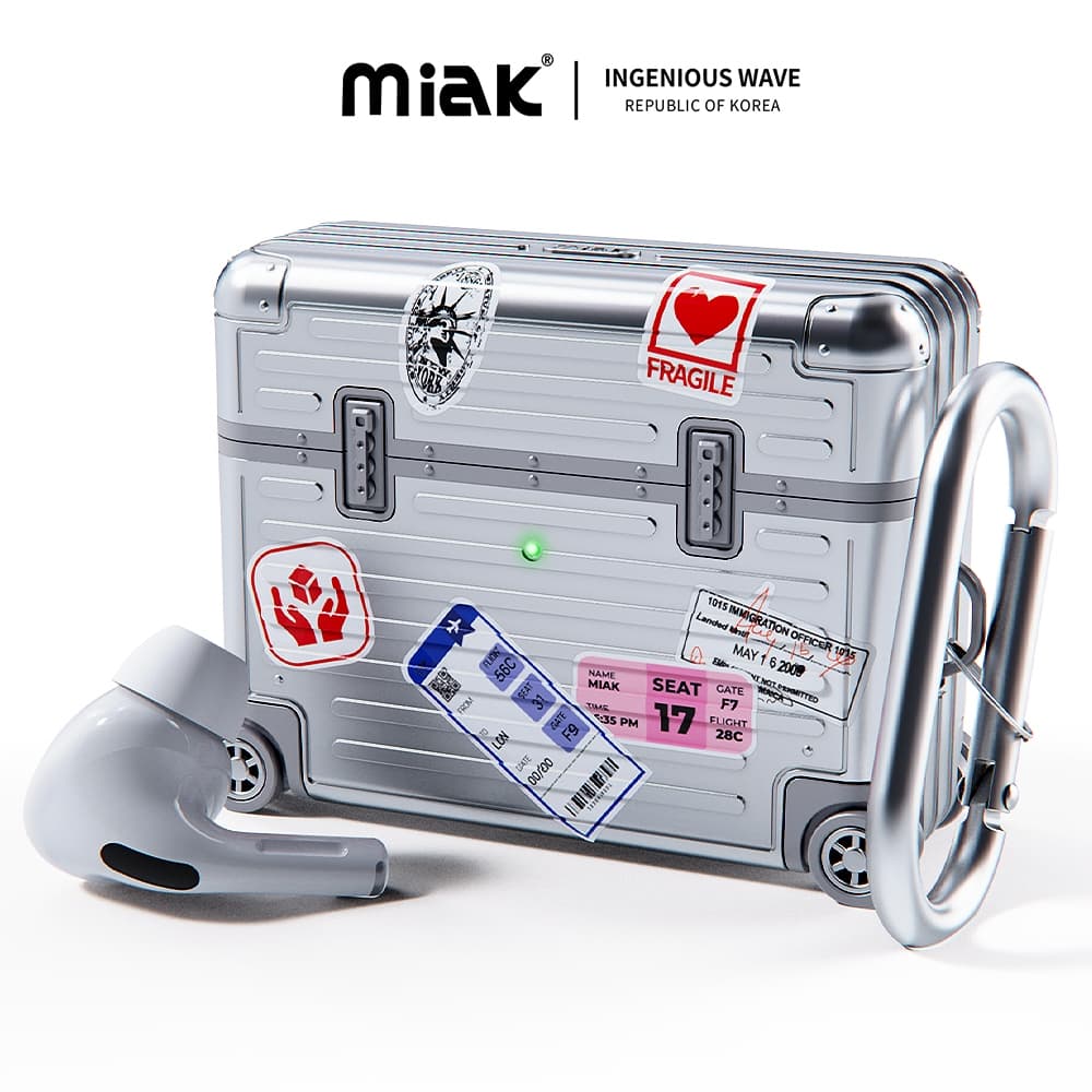 Miak สําหรับ AirPods Pro 3 Pro 2 1 Gen หรือ AirPods 5 4 3 2 1 กรณีกันกระแทกอุปกรณ์เสริมหูฟังไร้สายพร้อมการออกแ…