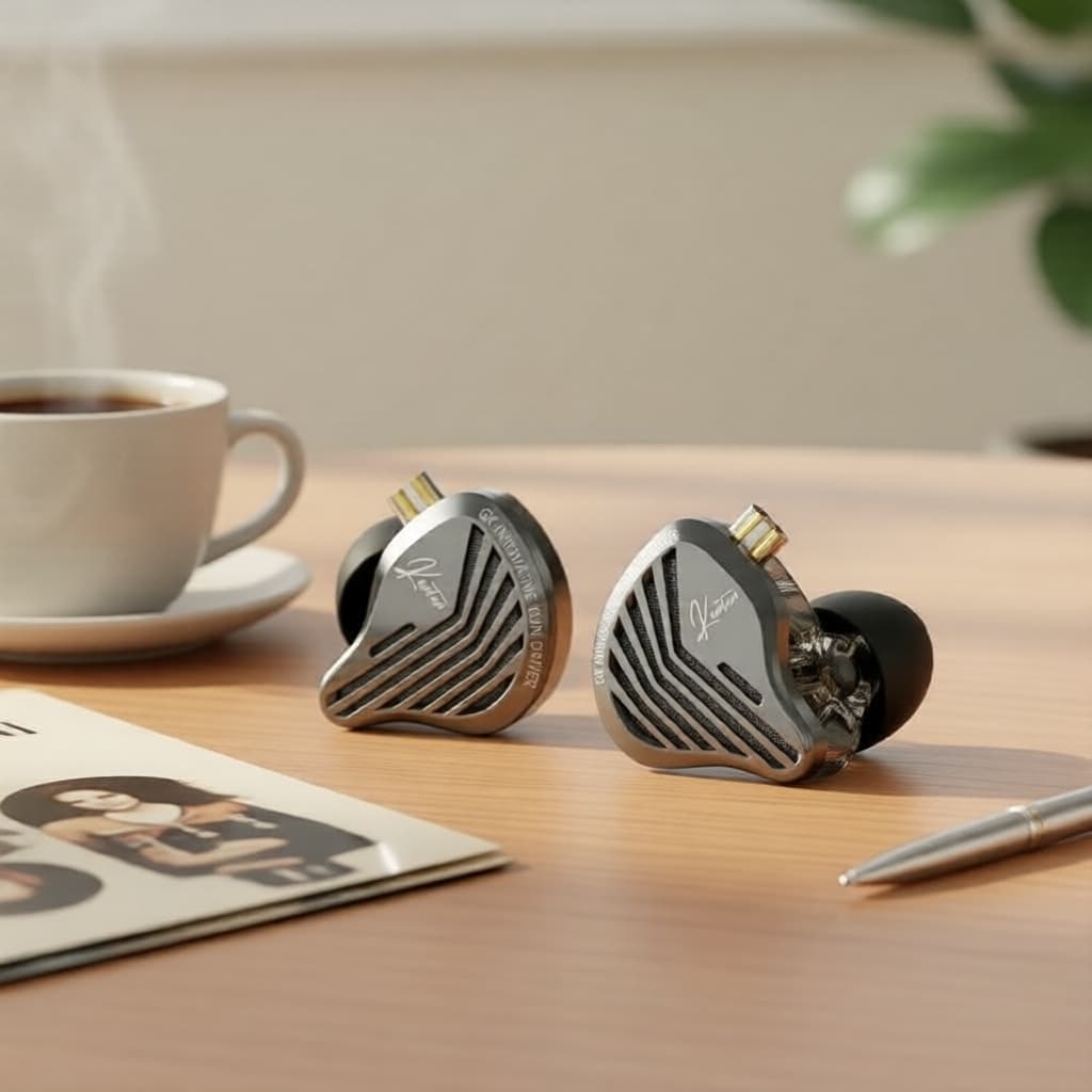 หูฟังอินเอียร์สปอร์ต GK-KUNTEN HiFi Dynamic พร้อมสายถอดได้ 2 พิน ความถี่กว้างพิเศษ