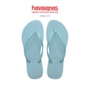 HAVAIANAS รองเท้าแตะ Slim Flip Flops MACEIO BLUE 400003031383F_F6BLXX
