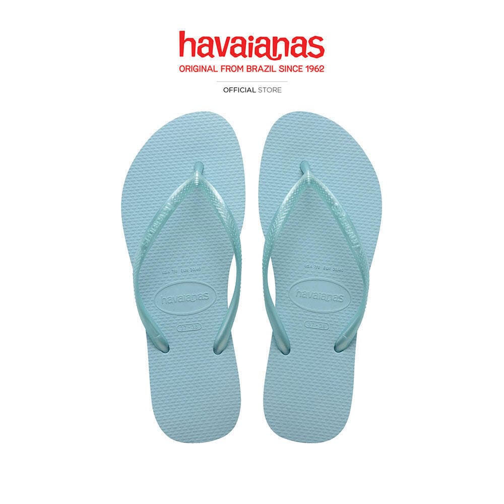 HAVAIANAS รองเท้าแตะ Slim Flip Flops MACEIO BLUE 400003031383F_F6BLXX