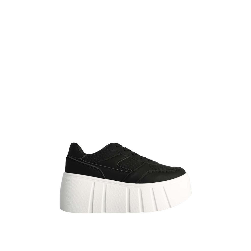 Villains SF LIFT Platform Casual Sneakers รองเท้าผ้าใบลําลองแพลตฟอร์มผู้หญิง ส้นสูง 3.1"