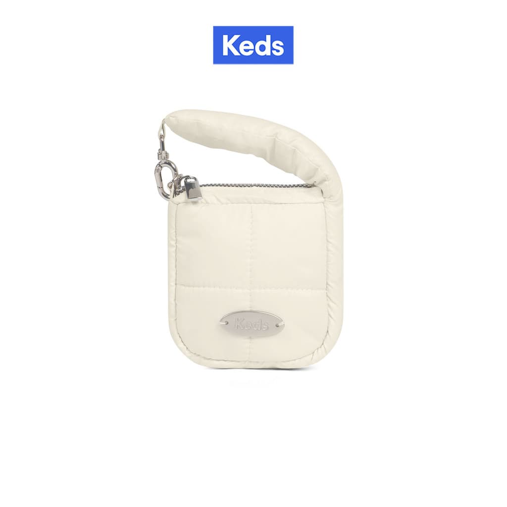 KEDS กระเป๋า รุ่น THE KEDS QUILT MINI POUCH สีอัลมอนด์มิลค์ ( KS26ACB19002 ) รูปที่ 1