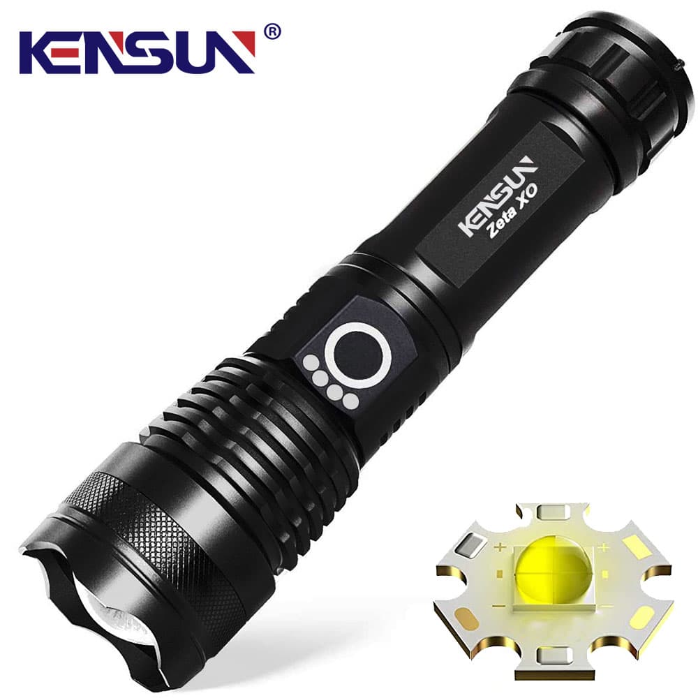 ไฟฉาย LED XHP50 กําลังสูง ไฟฉายซูมแบบชาร์จไฟ Type-C สําหรับตั้งแคมป์ กิจกรรมกลางแจ้ง และใช้ในกรณีฉุกเฉิน รุ่น…