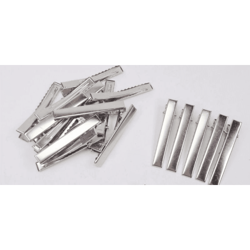 20/50/100 ชิ้น Duckbill กิ๊บติดผมสแควร์ DIY Hairpin ธรรมดาอุปกรณ์เสริมวัสดุสําหรับผู้หญิงสาว Lunar…