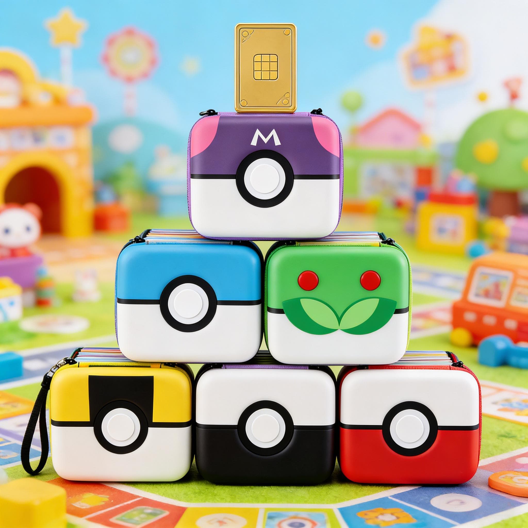 เคสแข็งการ์ด​​ ที่เก็บของสําหรับเดินทางสําหรับการ์ดเกม​​