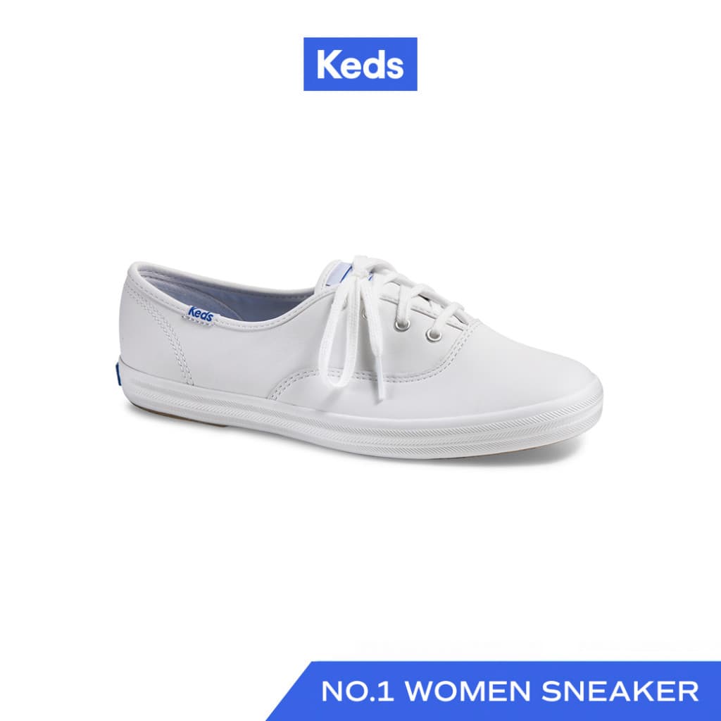 KEDS รองเท้าผ้าใบหนัง แบบผูกเชือก รุ่น CHAMPION CORE LEATHER สีขาว ( WH45750 ) รูปที่ 1
