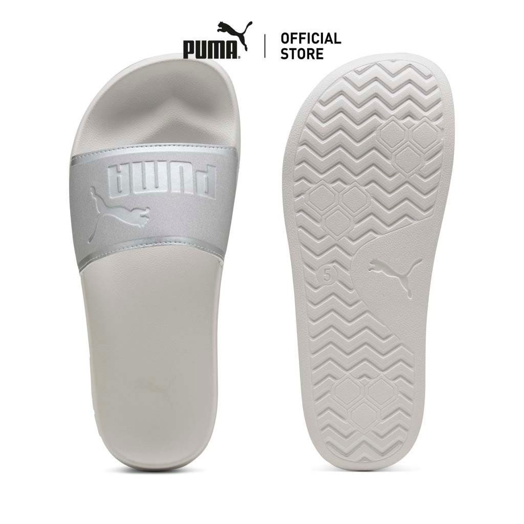 PUMA BASICS - รองเท้าแตะ Leadcat 2.0 Aqua Metallics สําหรับผู้หญิง สีเทา - 40170701