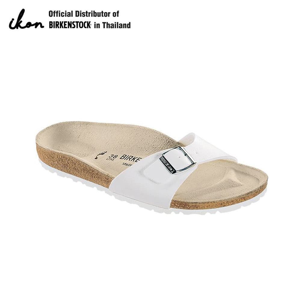 BIRKENSTOCK Madrid BF White รองเท้าแตะ Unisex สีขาว รุ่น 40731 (regular)
